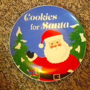 Cookies for Santa Plate